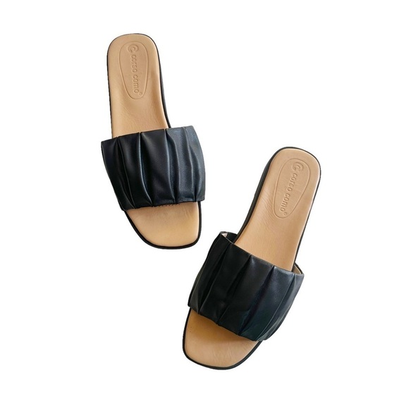 Corso Como Harisya Glove Leather Sandals Womens Size 8 Minimalist Cushioned Shoe - Picture 9 of 9